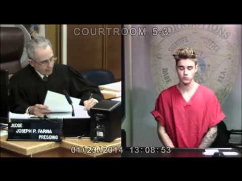 Raw: Justin Bieber Arraigned in Miami