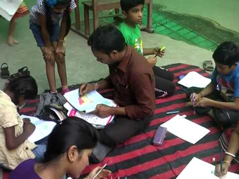 Painting arts learning Girls in Aakar Chhattisgarh's Cultural Traditional Training Camp