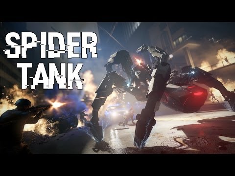 Watch Dogs - Spider Tank Gameplay (Digital Trip)