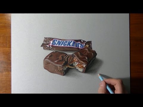 How I draw a Snickers bar