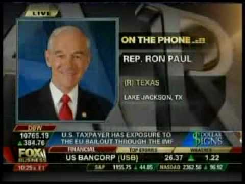 Dr. Ron Paul on Fox Business ~ A Trillion Dollar Bailout for Greece