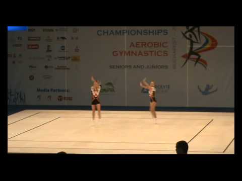 EM 2011 Sports Aerobics  HUNGARY 1  Baumann Dalma Baumann Akos