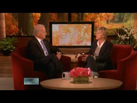 Joe Biden Interview on Ellen + Dunk Tank 10/20/08 Part 1