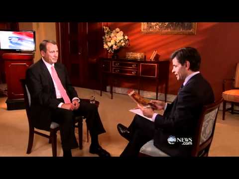 John Boehner Interview: Debt Limit; Mitt Romney; Jeremiah Wright