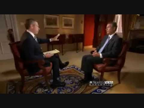 John Boehner natural born citizen gaffe, Brian Williams interview, US Constitution