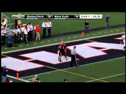 Maine South's #33 Clay Burdelik 1 yd TD