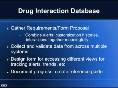 Joshua Lewis, Internship with Eastern Maine Health Services: Drug Interaction Database