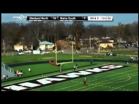 Maine South's #38 John Oberheide 51 yd FG