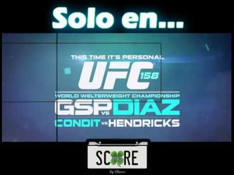 UFC 158 GSP vs Diaz @ Score Sports & Shots