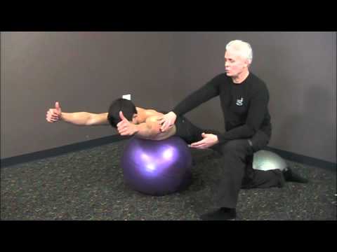 Shoulder Exercises - Y's On The Swiss Ball - Kinetic Health