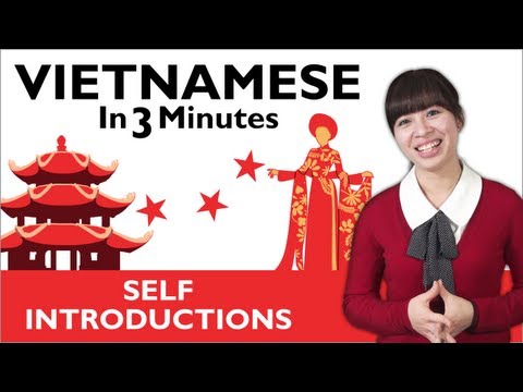 Learn Vietnamese - How to Introduce Yourself in Vietnamese