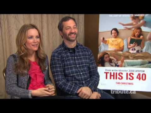 Leslie Mann & Judd Apatow - This Is 40 Interview with Tribute