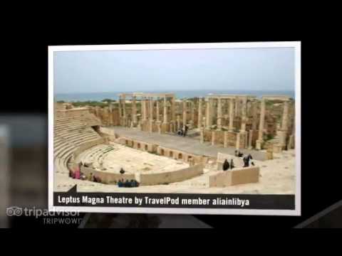 Best Photos near Tripoli, Libya - Incl. Leptus Magna Theatre, Roofline, Villa Silin