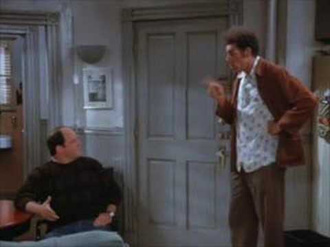 Kramer figures out George's secret code