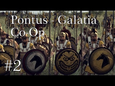 Total War Rome 2 Pontus Galatia Co Op Campaign Part 2 with Lionheartx10