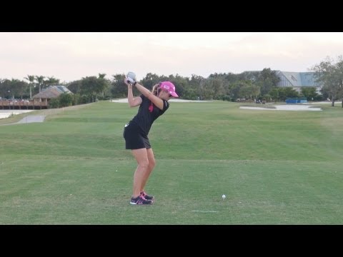 GOLF SWING 2012 - PAULA CREAMER DRIVER - DOWN THE LINE & SLOW MOTION - HQ 1080p HD 5.1 DOLBY