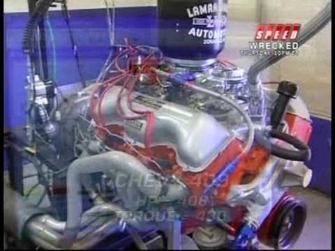 PONTIAC - stock Pontiac Super Duty 421v8/405hp vs stock Chevy 409v8/409hp on DYNO