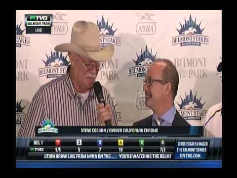 California Chrome - 2014 Belmont Stakes Post Position Draw: Interview & Reactions