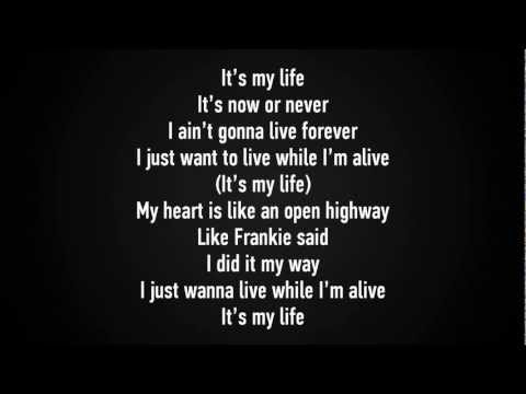 Bon Jovi - It's my life lyrics [HD]