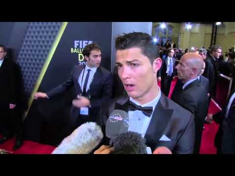 Cristiano Ronaldo about talking to Rio Ferdinand to return to Manchester United(Ballon d'Or 2013)