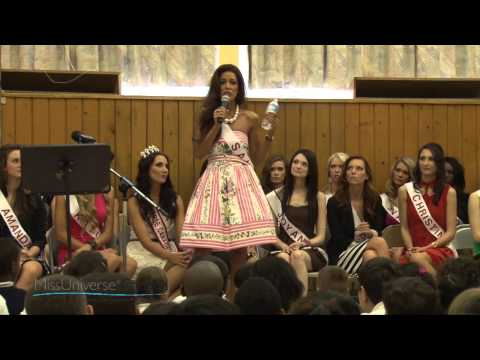 Sahar Biniaz Miss Universe Canada in Memory of Amanda Todd and reena virk.