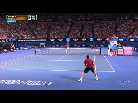 Australian Open 2012 - 1st Round - Lleyton Hewitt vs Cedrik-Marcel Stebe - Full Match