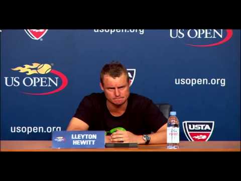 Interview Lleyton Hewitt vs Del Potro Press Conference Round 2 US OPEN 2013