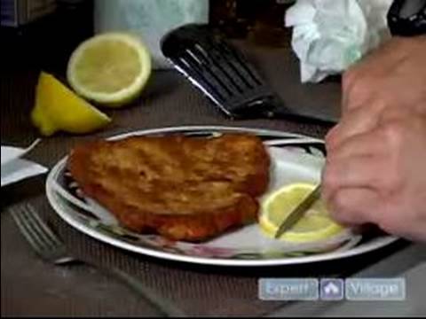 How to Prepare Traditional German Recipes : Serving Wienerschnitzel