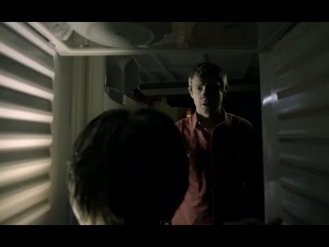 Severed head in the fridge - Sherlock - BBC