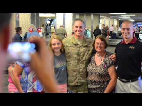 One FSU Pike's surprise return home from Afghanistan