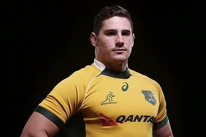 Debutant Wallabies hooker Nathan Charles.