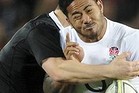 Winging it: Manu Tuilagi.