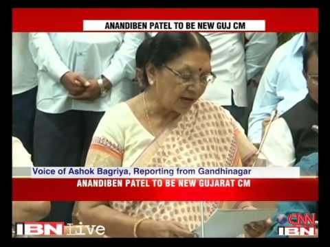 Anandiben Patel appointed as Gujarat Chief Minister