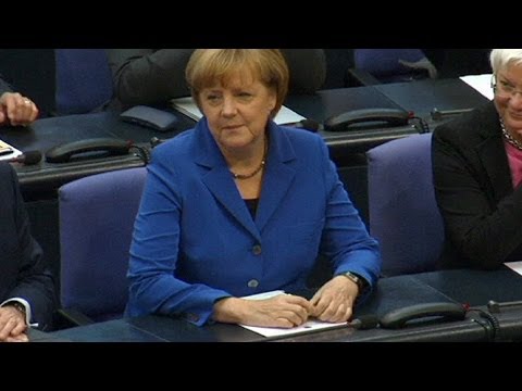 Merkel's reaction after European Parliament Elections (recorded LIVE feed)