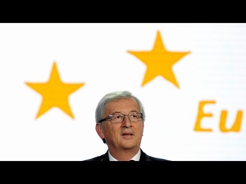 Juncker' reaction after European Parliament Elections (recorded LIVE feed)