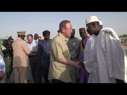 Jim Yong Kim and Ban Ki-moon Visit Africa's Sahel Region