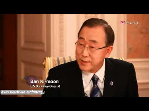 Special Interview with the UN Secretary-General Ban Ki-moon(반기문)