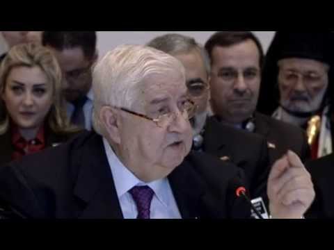 Syrian Foreign Minister's Testy Exchange with UN Chief Ban Ki-moon