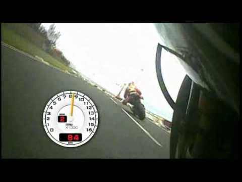 NW200 Road Race OnBoard Suzuki GSXR1000 with Telemetry 200MPH Street Race HD