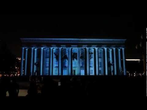 3D mapping show in Baku: OIL