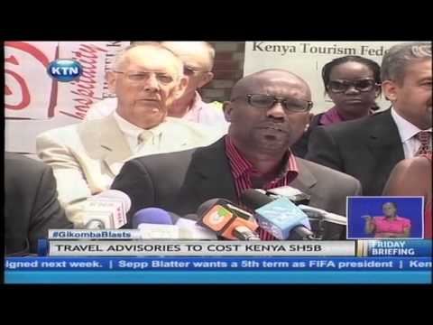 Kenya's tourism is staring at losses estimated at more than five billion shillings