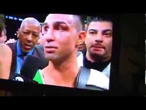 Paulie Malignaggi Beats Zab Judah! Post Fight Interview