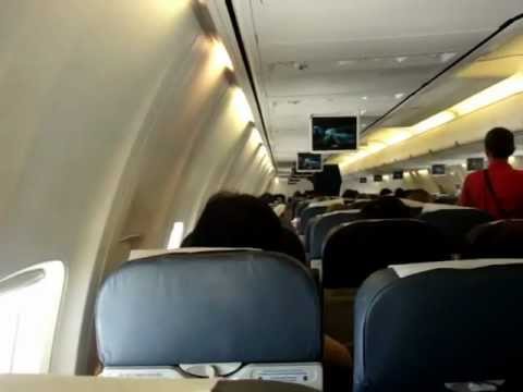 Cabine View Malaysia Airlines Boeing 737-800 Economy Class Inflight