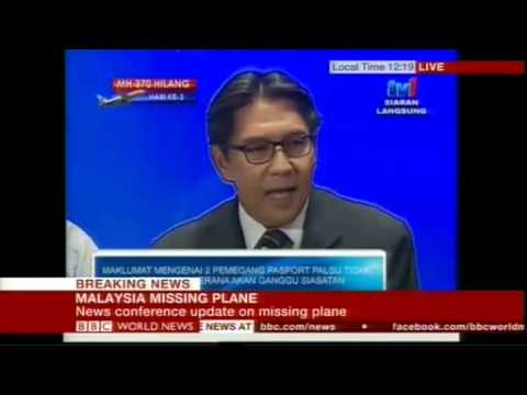 LATEST News Conference on 239-Missing Malaysia Aircraft: Looking at Every Inch of the Sea