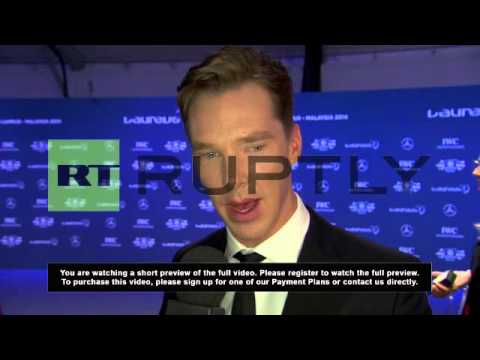 Malaysia: Sports stars and Benedict Cumberbatch unite for Laureus Awards