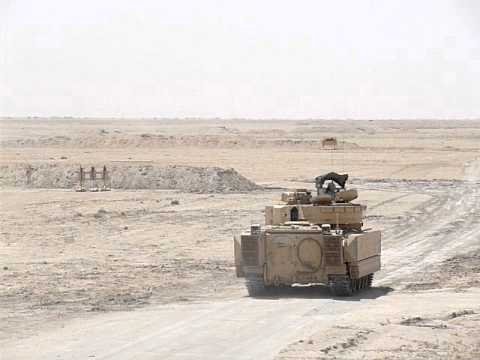 M3 Bradley firing in Iraq