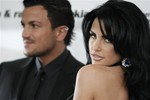 Singer Peter Andre, left, and Model Katie Price pose on the press line at the Elton John Academy Award viewing and after party in West Hollywood, Calif. on Sunday, Feb. 22, 2009.