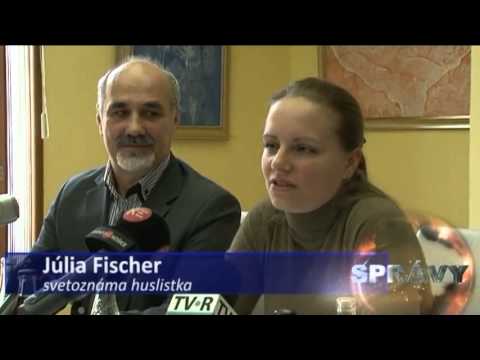 Interview with Violinist Julia Fischer in Slovak TV