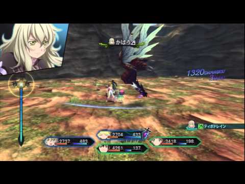 Tales of Xillia Platinum walkthrough (050) Fell beast in Bamia Canyon defeated