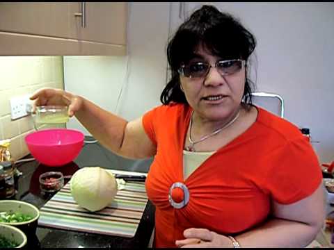 Stuffed Cabbage Recipe Assyrian Iraqi Vegetarian Dolma - Quorn PART 1/3